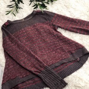 Free People warm army sweater